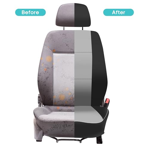FH Group Waterproof Neoprene Car Seat Covers Full Set – Universal Fit Front & Split Bench Rear Seat Covers, Airbag Compatible Automotive Seat Protectors for Cars, SUVs & Vans, Gray - color: Gray, style: Full Set