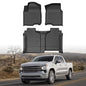 Cartist Floor Mats for 2019-2026 Chevy Silverado/GMC Sierra 1500, 2020-2026 2500 HD/3500 HD Crew Cab, All Weather Floor Liners for Silverado Accessories, Heavy Duty TPE Car Mats, Car Accessories - size: 1)Chevy Silverado 1500 19+