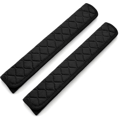 2 Pcs 15.5 Inch Extra Long Car Seat Belt Covers, Soft and Comfortable Harness Pad for Adults and Kids, Long-Lasting Fabric Material Easy to Install Universal Fit for Cars Trucks SUV - size: 15.5in, 2pcs