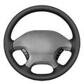 MEWANT Hand Stitch Steering Wheel Cover for Dodge Ram 1500 2002-2003 Dodge Ram 1500 Steering Wheel Wrap Truck Accessory - color: Customized Faux Leather Steering Wheel Cover