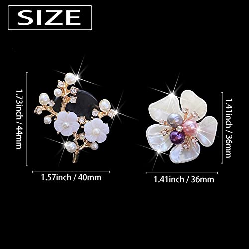 Pearl Daisy AromaBoost Car Diffusers - 3pcs with Mask Hook & Rhinestone Bling Decoration - color: 3 Pcs Pearl Daisy