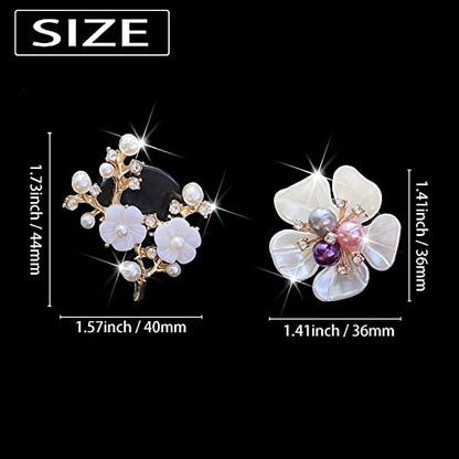 Pearl Daisy AromaBoost Car Diffusers - 3pcs with Mask Hook & Rhinestone Bling Decoration - color: 3 Pcs Pearl Daisy