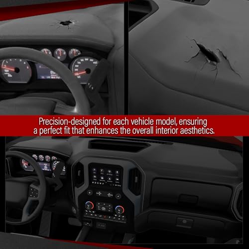 Dashboard Dash Cover Compatible with Ford Mustang 2005-2009 Black Dash Board Cover - color: Black