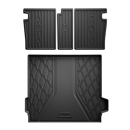 AOMSAZTO Cargo Mat and Backrest Mat Compatible with BMW X5 2019-2026 ONLY 5 Seats (Non 45e & 7-Seats Models): TPE All Weather Protection Car Cargo Liner Trunk Liner for BMW X5 G05 Accessories - color: X5 2019-2026, size: Cargo Liner & Seatback Mats