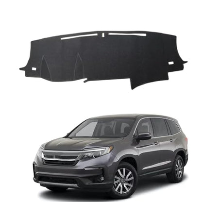 Dashboard Mat Cover for Honda Pilot 16-22/Pasport 19-25/Ridgeline 17-25 Nonslip Center Console Sunshield Glare UV Rays Protector Accessories - size: Honda Pilot 16-22/Pasport 19-25/Ridgeline 17-25