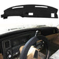 Dash Cover Mat Custom Fit for Chevy Chevrolet Monte Carlo,El Camino,Malibu/GMC Caballero,Dashboard Cover Cap Pad Carpet Protector F233 (Black) - color: Black.