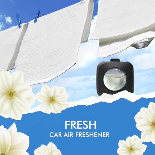 Car Air Fresheners, 6 Pack, Fresh, Car Fresheners Vent Clips, Long Lasting Air Freshener, Car Refresher for Men Women