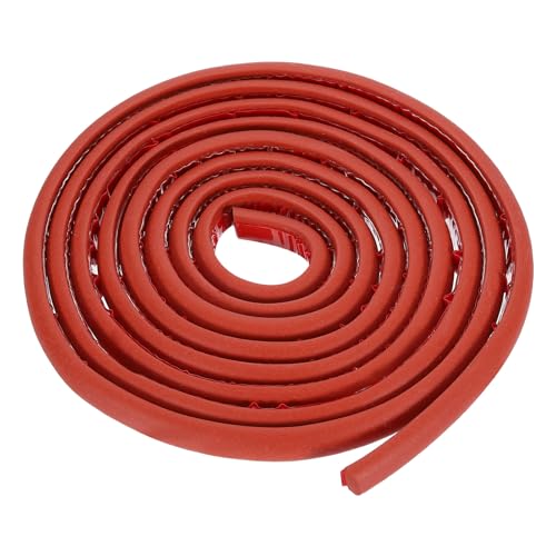 uxcell 6.56 ft Foam Backer Rod, 0.39" x 0.2" D-Shaped Solid Joint Filler, Foam Seal Strip for Caulk Saver, Rope Caulk Cement Crack Filler, Red - size: 6.56 ft x 0.39" x 0.2"