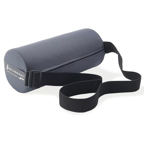 OPTP The Original McKenzie Lumbar Roll – USA-Made Low Back Lumbar Support for Office Chair & Car Seat Back Support Cushion. The Preferred Lumbar Pillow by Physical Therapists - Firm Density - color: Firm Density