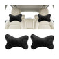 2PCS Car Headrest Pillow, Comfortable Ergonomic Design Vehicle Seat Neck Pillow for Driving Fatigue Relief, Soft Breathable Automotive Interior Head Rest Cushion Pad, Universal Fit (Black) - color: Black