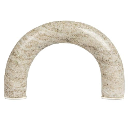 Creative Co-Op Marble Arch Tabletop Shelf Decor, Beige - color: Beige
