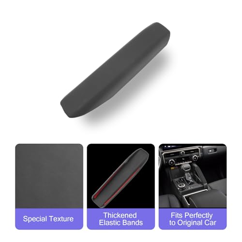LUWU 2026 4Runner & Tacoma Front Passenger Side Grab Handle Cover Compatible with 2025-2026 4Runner & Tacoma 2024-2026 Accessories Center Console Grab Handle Cover Silicone Material (Black) - color: 4Runner & Tacoma 2024-2026 Passenger Side Cover