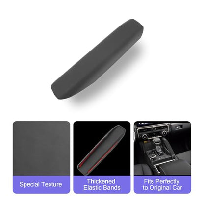 LUWU 2026 4Runner & Tacoma Front Passenger Side Grab Handle Cover Compatible with 2025-2026 4Runner & Tacoma 2024-2026 Accessories Center Console Grab Handle Cover Silicone Material (Black) - color: 4Runner & Tacoma 2024-2026 Passenger Side Cover