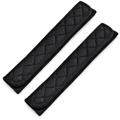 2 Pcs 13 Inch Extra Long Car Seat Belt Covers, Soft and Comfortable Harness Pad for Adults and Kids, Long-Lasting Fabric Material Easy to Install Universal Fit for Cars Trucks SUV - size: 13in, 2pcs