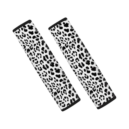 Dolyues Cheetah Print Auto Seat Blet Cover Gray Seatbelt Cushion for Women Men Car Decoration Interior Universal Fit Car SUV Truck and Jeep - color: Cheetah Print Gray