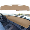 Yiz Dash Cover Mat Custom Fit for Dodge Ramcharger D/W Series Power Ram Wagon Pickup Truck/Plymouth Trailduster Trail Duster Dashboard Cover Pad Carpet (Beige) J188 - color: Beige