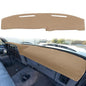 Yiz Dash Cover Mat Custom Fit for Dodge Ramcharger D/W Series Power Ram Wagon Pickup Truck/Plymouth Trailduster Trail Duster Dashboard Cover Pad Carpet (Beige) J188 - color: Beige