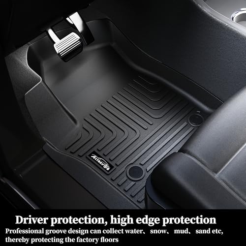 Floor Mast for 2025 2026 Nissan Murano, TPE All Weather Protection Floor Liners Car Mats for Murano Accessories, 3pcs-Black - size: 2025 Murano Full Mats
