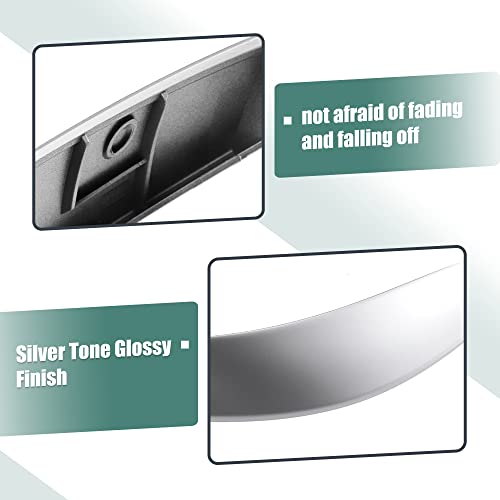 X AUTOHAUX Left and Right Upper Side Central Dashboard Cover Strip Trim for Toyota Corolla 2008-2013 55436-02330 55435-02370 Center Dash Navigation Side A/C Outlet Air Vent Panel Strip 1 Pair