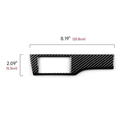 Headlight Switch Control Decal for Honda Civic 2016 2017 2018 2019 2020 2021 10th Gen Accessories ABS Carbon Fiber Interior Stickers - color: Headlight Switch Button Trim