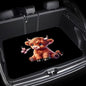 Universal Car Trunk Mat 29" x 39", Calf and Butterfly All Weather Trunk Protection Cargo Liner, Durable Cargo Mat Rear Trunk Liner, Stylish Vehicle Interior Accessories Suitable for Most Car Models - color: Calf and Butterfly