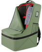 YOREPEK Padded Car Seat Bags for Air Travel, Car Seat Travel Backpack with Shoulder Straps, Gate Check Carsat Bag, Baby Travel Essentials for Flying - color: Olive Green