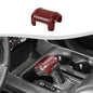 Gear Shift Knob Cover Stick Shifter Cap Cover Compatible with Ford F150 2021-2024+(Red Carbon Fiber) - color: Red Carbon Fiber