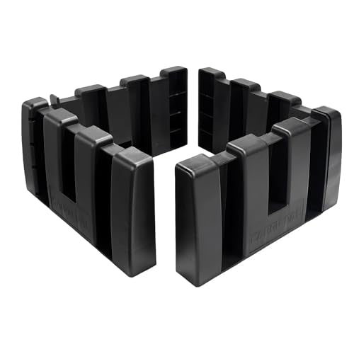DXNQ 4PCS Multipurpose Cargo Organizer Blocks, Plastic Cargo Storage Organizer Blocks for Wool Carpet Trunk, Grocery Trunk Divider Cargo Containment System for Car SUV Van Trunk - color: 4Pcs