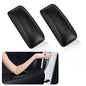 2PCS Car Knee Cushion,Soft Leather Car Door Armrest Pad for Knee Leg Elbow,Universal Car Center Console Cushion Pad Comfort Pillow for Automotive Interior Accessories (Black)