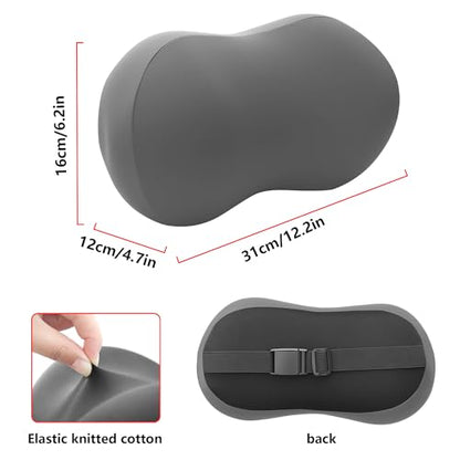 Car Headrest Pillow for Neck Support Memory Foam Car Neck Pillow Universal Fit Head Rest Travel Pillow Car Pillow for Pain Relief While Driving Grey 2pc - size: Silky Headrest Grey 2pc