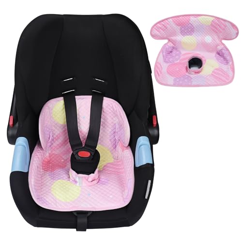Piddle Pad Car Seat Liner, Waterproof Soft Car Seat Protector for Potty Training, Travel-Friendly Baby Toddler Carseat Cover, Machine Washable Liner for Spills, Potty Accidents (Pink) - color: Pink, size: 1 Pack