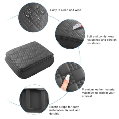 SXCY for 2025 2026 Toyota 4Runner Armrest Cover Pad for 2025 2026 Toyota 4Runner Accessories 2025 4Runner Center Console Cover 2026 4Runner Middle Console Cover w/Soft Cotton Cushion (Added-Pad) - color: 2025 2026 4Runner Add Pad