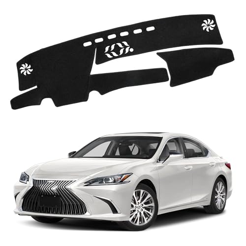 Upgraded Dashboard Mat for 2019 2020 Lexus ES ES300 ES330 ES350 ES300h XZ10 Polyester Dash Mat Non-Slip Windshield Reflective Instrument Dash Cover Interior Accessory Black - color: 19-20 for Lexus ES ES300 ES330 ES350 ES300h XZ10
