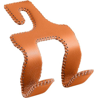 Upgraded Headrest Hooks for Purses and Bags, 2 in 1 Car Back Seat Head Rest Hanger Matching Cars Interior Genuine Leather Vehicle Storage Holder Hook, 1 Pack, Brown - color: Style B - Brown 1 Pack