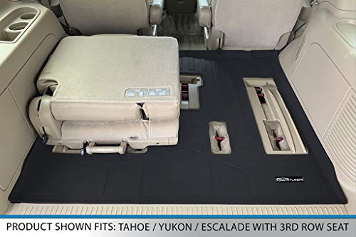 SMARTLINER All Weather Custom Fit Cargo Trunk Liner Floor Mat for 2007-2014 Cadillac Escalade