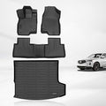 KELCSEECS® Floor Mats & Cargo Liner Custom for Acura RDX 2026 2025 2024 2023 2022 2021 2020 2019,All Weather Protection TPE Floor Liners Front& Rear Row Full Set Acura RDX Accessories Black - style: 7) For 2019-2026 RDX Full Set