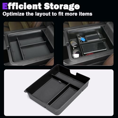 6Pcs for Honda Pilot 2023-2026, Ridgeline & Passport 2024-2026, Center Console Organizer Tray Cup Holder Pads Car Seat Headrest Hooks Glove Box Hook Interior Accessories