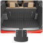 Cargo Mat Compatible with 2020-2025 Kia Telluride (NOT for 2027) Trunk Mat Cargo Liner Trunk Liner All Weather Back Seat Protector 2024 Telluride Accessories (Trunk Mat with Backrest Mat) - style: For Kia Telluride | 2020-2025