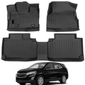 All Weather Car Floor Mats Compatible with 2012-2017 Chevy Equinox/GMC Terrain/Terrain Denali, Easy to Install and Clean, Non-Slip Surface, Odorless, 3D Raised Edges, Custom Fit, Maximum Coverage - color: 2012-2017 Equinox/Terrain Denali