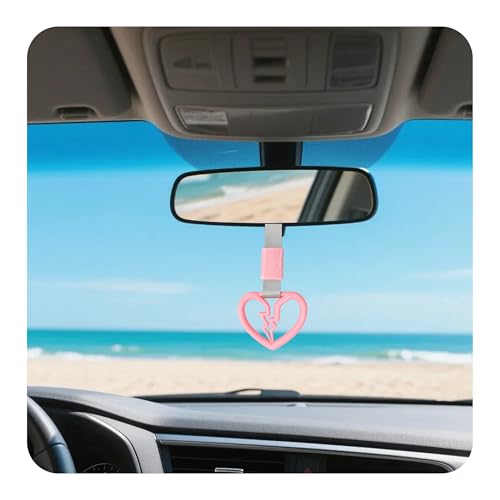 pson Broken Heart Car Handle Strap - color: Pink
