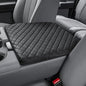 JOYTUTUS Center Console Cover Compatible with 2011-2016 Ford F250 F350 F450, 2011-2014 F150 with Jump Seat Console, Leather Armrest Cover Center Console Cushion (Jump Seat Only) - size: Jump Seat Console 11-14 F150 & 11-16 F250+, style: D: Black Leather