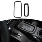 RT-TCZ for Jeep JK Gear Shift Panel Trim Cover Black for Jeep Wrangler JK JKU 2011-2017 Black Interior Accessories 2pcs