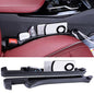 Car Seat Gap Filler 2 Pack, Auto Seat Side Gap Filler Organizer with Storage Slot & Hook, 3 in 1 Carseat Gap Spacer Plug Strip Universal Fit Car SUV Truck Fill The Gap Between Seats & Console, Black