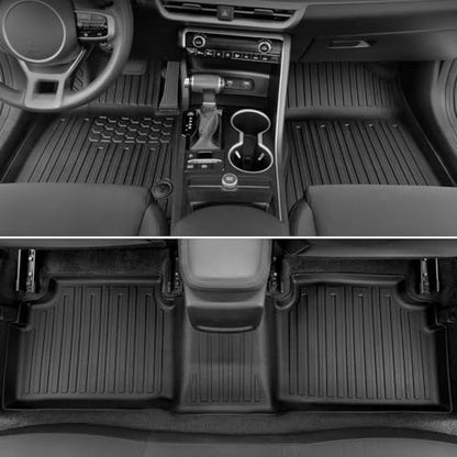 Floor Mats for Kia K5 2021-2026/Hyundai Sonata Gas 2020-2026, All Weather Floor Mats Trunk Cargo Liner Accessories, Full Coverage Set (Fit FWD Models) - size: For Kia K5 FWD | 2021-2026