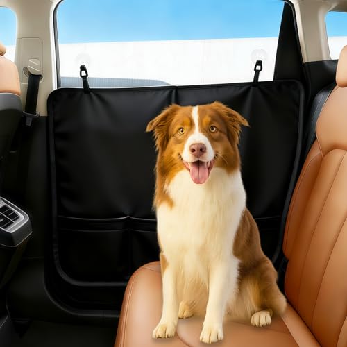 Wokyo 2 Pack Dog Car Door Protector, Anti-Scratch Waterproof Design Black Car Doors Cover Large-Sized 30.31" x 25.19" Pet Vehicle Door Guards Durable for Cars, Trucks, SUV - color: Black