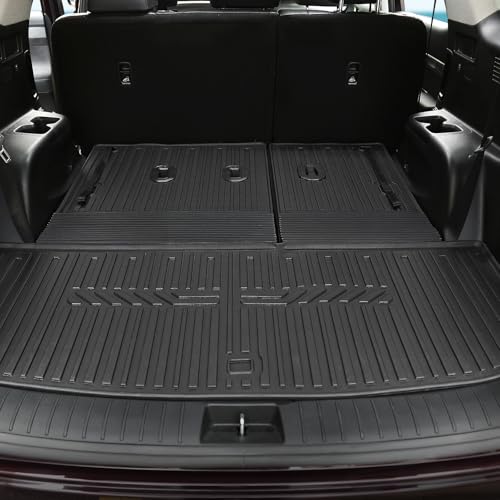 GALVAGNIATE Floor Mats for Hyundai Palisade 2020-2025, All Weather Floor Mats Trunk Cargo Liner with Backrest Protectors Accessories, Full Coverage Set (Fit 7/8 Seats) - size: For Hyundai Palisade | 2020-2025