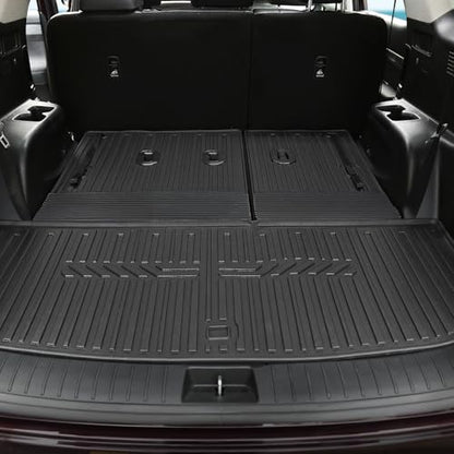 GALVAGNIATE Floor Mats for Hyundai Palisade 2020-2025, All Weather Floor Mats Trunk Cargo Liner with Backrest Protectors Accessories, Full Coverage Set (Fit 7/8 Seats) - size: For Hyundai Palisade | 2020-2025