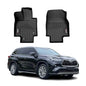 OMAC Premium Floor Mats for Toyota Highlander 2020-2026 Front Heavy Duty Black