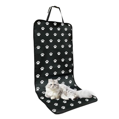 Pet Car Cover - Waterproof Seat Pad, Non Slip Cushion Protector, Soft Sturdy Easy Install, Interactive Keeps Seats Clean, Excellent Pet Travel Gear, Family Road Trip Sedan Truck 41.73x19.29 Inches - color: Black and white