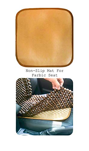 Natural Wood Beaded Seat Cover Massaging Cooling Cushion for Car Truck. Keeps The Back from Getting Sweaty While Driving. Makes Driving More Bearable and Less Painful On Long Trips - size: Everyday Vechicles (Pickup, SUV, Sedan, MPV)